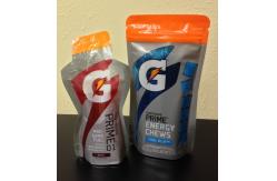 China Logo Printed Plastic Pouch For Energy Chews Packaging Pouch / OEM Laminated Pouch supplier