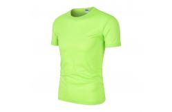 China Quick Drying T Shirt Printing Logo Custom Sport Shirts Polyester Fiber supplier