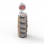 Large Commercial Supermarket Metal Wire Layer Display Rack Customized For Beer for sale