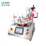 Desktop Roll-On Bottle Tube Filling And Capping Machine With Servo Motor Capping For Cosmetic Gel Filling for sale