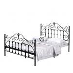 Single Metal Folding Bed Knock Down Structure Home Furniture for sale