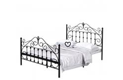 China Single Metal Folding Bed Knock Down Structure Home Furniture supplier
