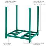 Heavy Duty Warehouse Stacking Racks , Industrial Steel Racking System Tire Pallet Rack