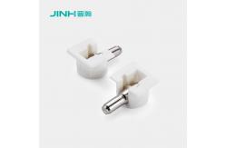 China 15*11mm ABS Shelf Support Pegs Industrial Furniture Panel Connectors supplier
