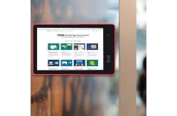 China 10.1 Inch LED Light Meeting Android Tablet POE NFC Advertising RJ45 supplier