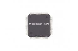 China Microcontroller MCU 24 MHz AVR128DB64-E/PT Microcontroller IC Surface Mount supplier