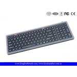 Black 106 Keys Super - Slim Silicone Keyboards USB Interface for sale