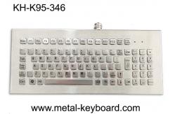 China 95 Keys PS2 USB Stainless Steel Keyboard FCC With Numeric Keypad supplier