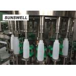 SS304  Material Beverage Filling Equipment  Especially For PE Bottles Dairy And Juice for sale