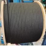 Black Color Playground Combination Wire Rope 16mm*500m With High UV Resistance for sale