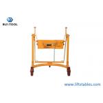 Manual Powered 55 Gallon Plastic Drum Handling Equipments Drum Carrying Trolley 350kg for sale