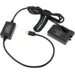LP-E8 DR-E8 Dummy Battery to PD Type-C Decoded Power Cable for Canon EOS Rebel T5i T4i T3i T2i |Kiss X6 X5 X4 |700D 650D for sale