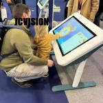 JCVision Height Lift 32inch Android Capacitive Touchscreen Game Table for Nursery for sale