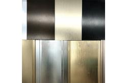 China Anodized Mirror Polished Aluminum Profile For Kitchen Cabinet Wire supplier