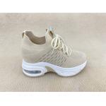 China Lacing And Heightening Comfortable Platform Loafer Heels White for sale