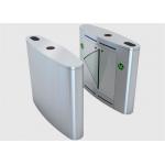 Pedestrian Barcode Scanner Flap Turnstile Waist High Turnstile For Disable People for sale
