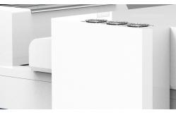 China Stainless Steel Powder Shaker Machine Collection Drawer Touch Screen UI Control supplier