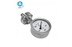 China AFK SS316 Threaded Diaphragm Pressure Gauge 2000KPa For Hydraulic Industries supplier