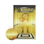 Elevator Cabin with Mirror Stainless Steel Frame for Passenger Elevator for sale