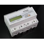 Class 1S Accuracy Din Rail Power Meter RTU Protocol 3 Phase Power Meter for sale