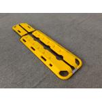Foldable First Aid Plastic Scoop Stretcher X Ray Detachable Three Gears