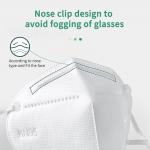 FDA CE KN95 Face Mask Against Virus Bacteria Breathable Non Woven Fabric for sale