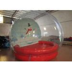 Outdoor Inflatable Christmas Decorations Crystal Ball Airtight Dia3m Pvc Tarpaulin for sale