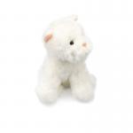 EN71 20cm White Dog Stuffed Toy For Baby Soothing for sale