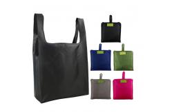 China Promotional RPET Polyester Foldaway Shopping Bag Collapsible Reusable supplier