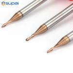 50mm Overall Length Short Flute Micro End Mills For Precision Machining for sale