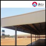 Fast Install Earthquake Proof Steel Structure Workshop With Steel Color Sheet Wall Panel for sale