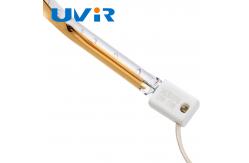 China Quartz Halogen Heater Lamp Heating Element Tube 370W For IR Tungsten Filament supplier
