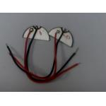 8/25 Piezo Ceramic Disc pzt 5 piezoelectric disk Good heat resistance for sale