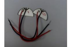 China 8/25 Piezo Ceramic Disc pzt 5 piezoelectric disk Good heat resistance supplier