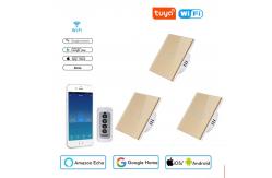 China 0.1mW Smart Light Switch Schedule 86×86mm Smart On Off Voice Control supplier