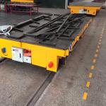 30 Ton Electric Cable Power Transfer Trolley Rail Guided Material Transport for sale