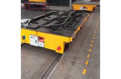 China 20 Tons Load Rail Transfer Trolley Telecontrol Operate Safety Sensors Control supplier