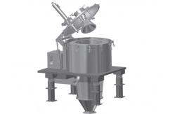 China Vertical Platform Structure Automatic Shaking Bag Lifting  Centrifuge supplier