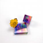 Hologram Paper Box Packaging Coating Printing Custom CMYK Color For Blusher for sale