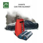 High Temperature Protection Black Fast Fire Extinguisher Blanket For Cars for sale