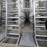 H Type Chicken Poultry Farm Cleaning Equipment 2.1m Width 30cm Depth for sale