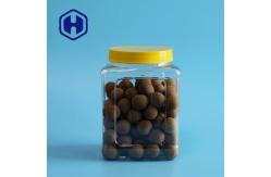 China 1200ml Rectangular Leak Proof Plastic Jar For Cashew Nuts Diameter 87mm supplier