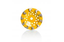 China Quick Change Diamond Cup Wheel Force Arrow Segments High Strength supplier
