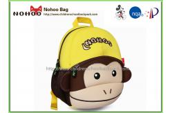 China OEM 3D Monkey Backpack Harness , Animal Toddler Backpacks For Boys supplier