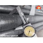 Nickel Alloy ASTM B163 N08825 Incoloy 825 Extruded Fin Tube With Aluminum Fin for sale