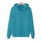 Autumn Polyester Pullover Sweater Hoodies Solid Color Long Sleeve for sale