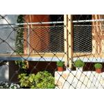 Customized flexible balustrade stainless steel wire rope mesh for balcony with ferrule 2.0 mm 50*50 mm hole for sale