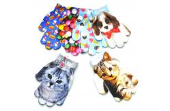 China Custom Touchscreen Kids And Adult Gloves For Sublimation Photo Printing supplier