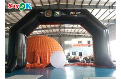 China 12M Inflatable Arch Bicycle Inflatable Finish Line Arch Custom Printed Logo supplier