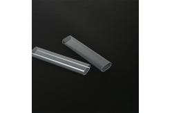 China Clear Plastic Tube Lamp Cover Led Light Tube Cover  Customized Transparent Tubelight Cover supplier